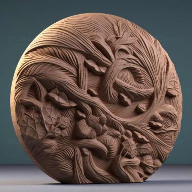 Patterns and decorations stl Ediacaria 1 3d model